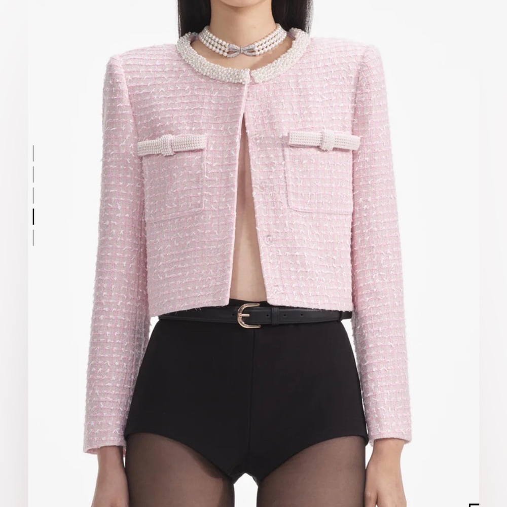 Self Portrait Pink Jacket